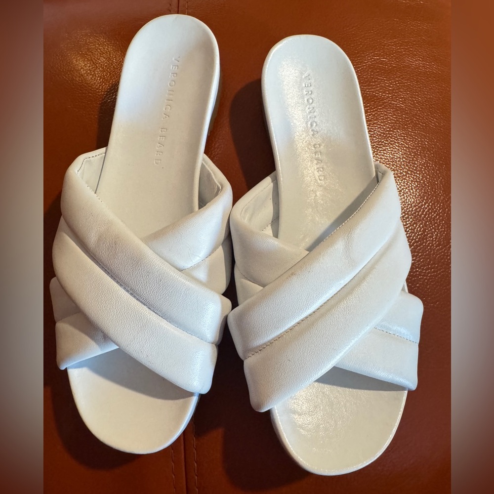 Veronica Beard White Sandal